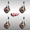Service Caster 5 Inch 316SS High Temp Glass Filled Nylon 7/8 Inch Stem Caster Set Brake SCC SCC-SS316EX20S514-GFNSHT-TLB-78-4 - alternate 3